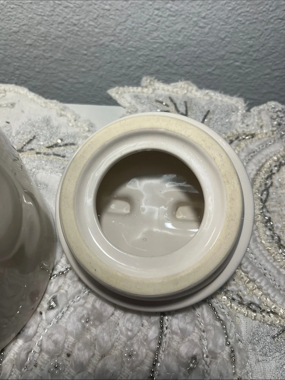 NWOT Rae Dunn Glazed Ceramic Canister w/ Lid